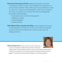 Brain-Based Early Learning Activities: Connecting Theory and Practice